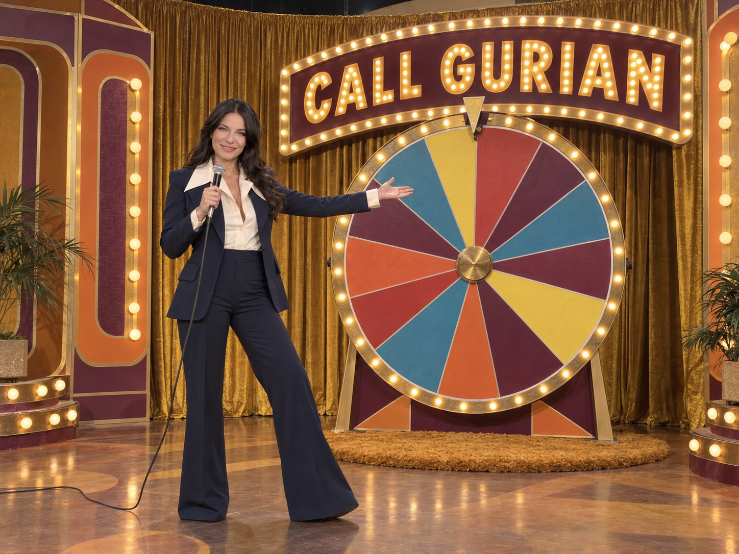 Ari Gurian — The Gurian Show. Fictional AI-created visual direction.